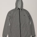 Maglione con cappuccio e zip Dri-Power da uomo Russell Athletic, grande in poliestere grigio