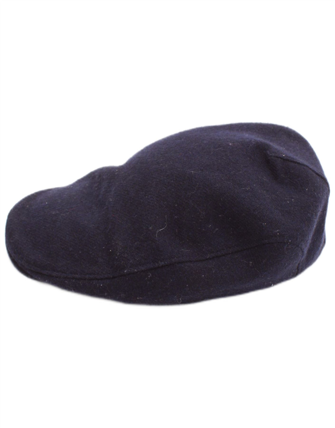 Hanna Hats Coppola da uomo media blu navy in lana vergine classica