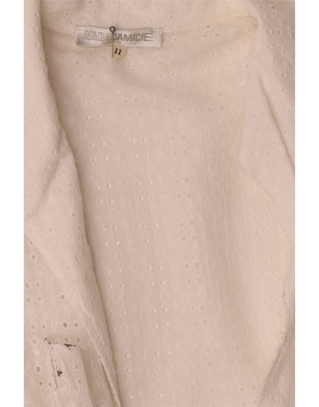 Camicetta a camicia avvolgente da donna Naracamicie US 2 XS cotone bianco