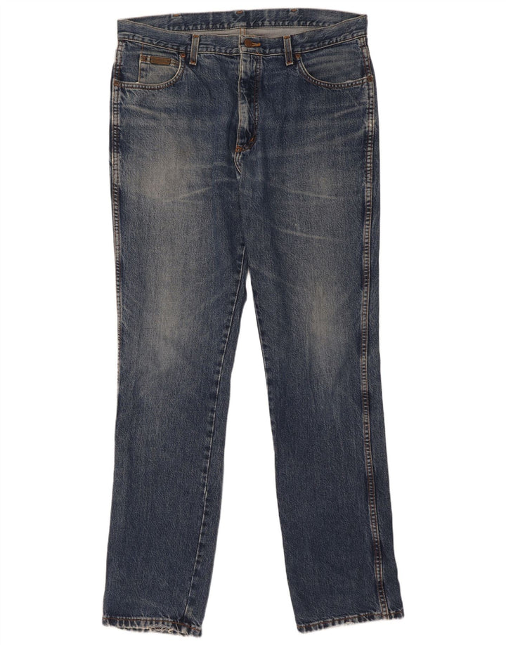 Jeans slim da uomo Wrangler W38 L36 Blu