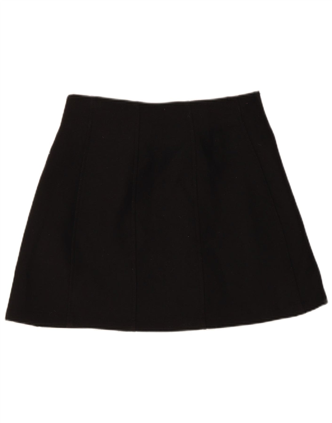 Minigonna Zara da donna piccola W26 poliestere nera