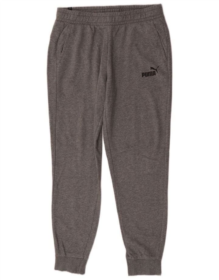 Pantaloni da tuta da uomo Puma Joggers grandi in cotone chiazzato grigio
