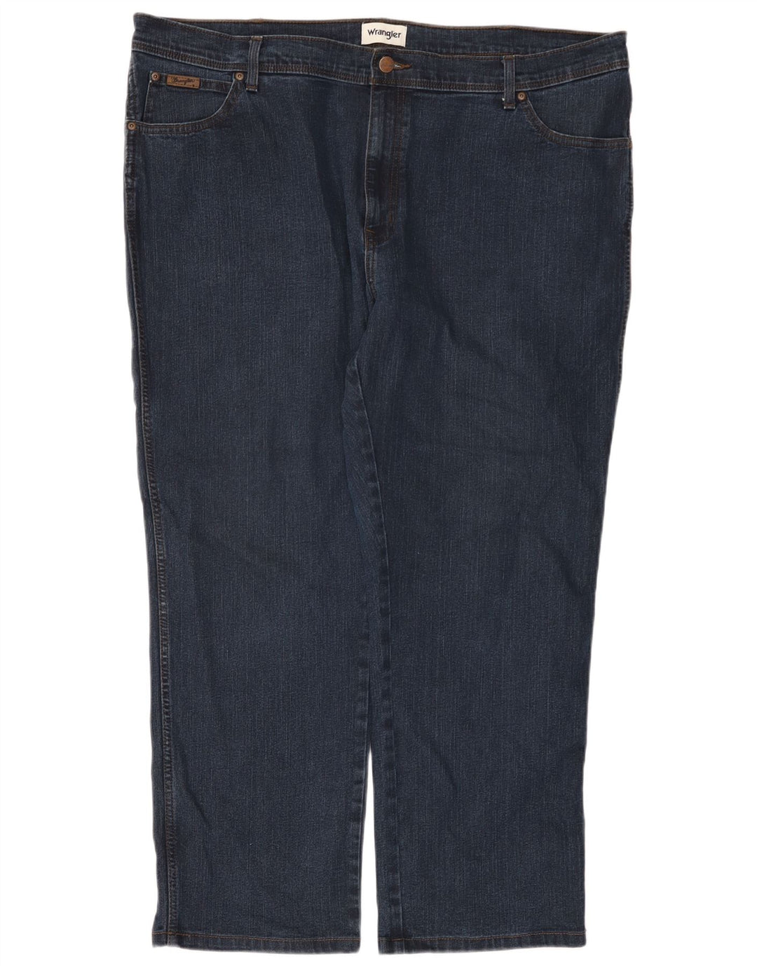 Jeans dritti da uomo Wrangler Texas W46 L32 cotone blu navy