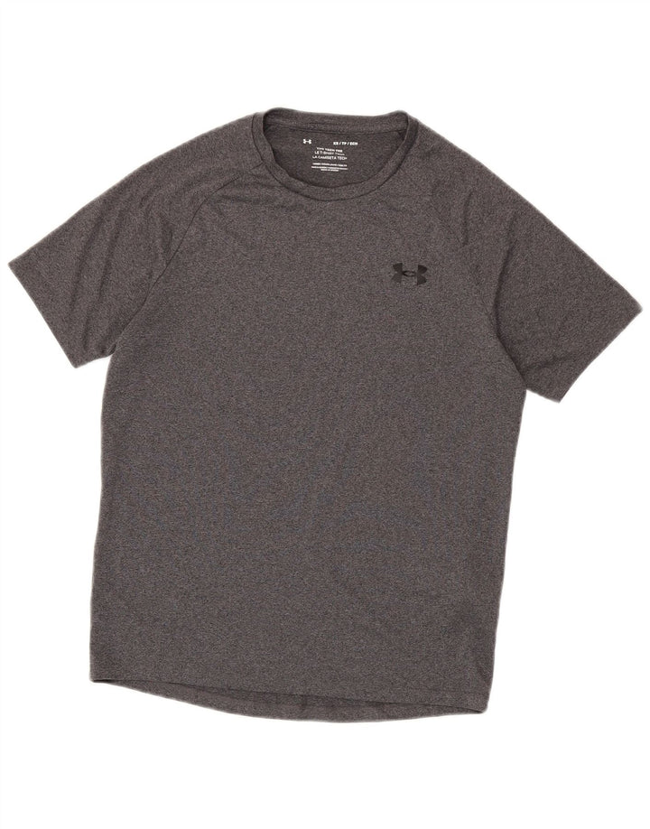 Maglietta da uomo Under Armour XS grigia in poliestere