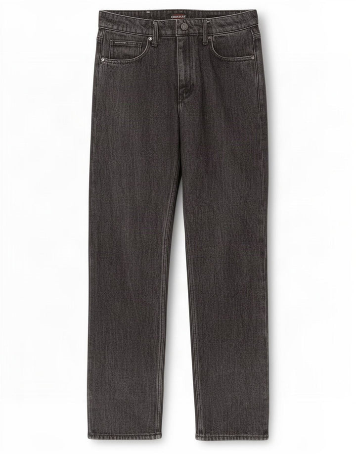 Jeans dritti da uomo Guess W32 L32 cotone nero