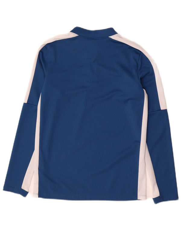 Top della tuta pullover Nike da ragazzo Dri Fit 10-11 anni blu medio