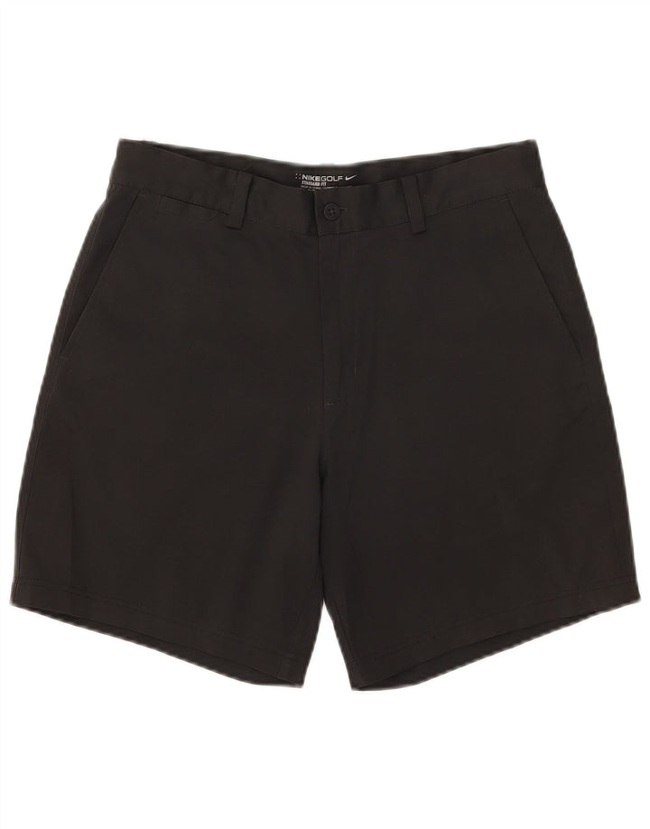 Pantaloncini sportivi standard Nike Dri Fit da uomo W30 medio nero poliestere