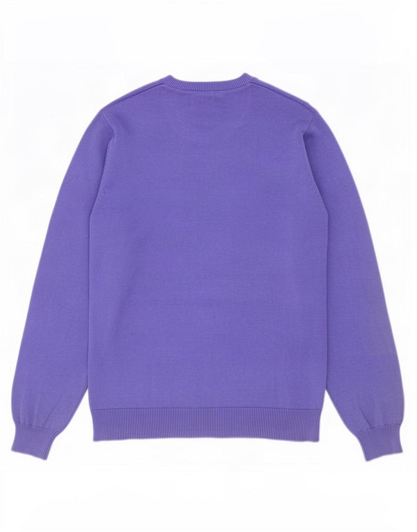 Maglione maglione girocollo vestibilità regolare da uomo Marks & Spencer grande viola