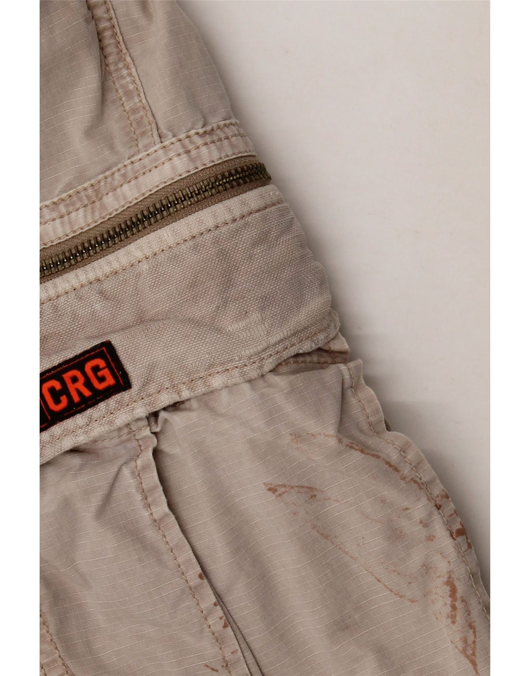 Pantaloncini cargo da uomo Superdry W36 Large Beige Cotton