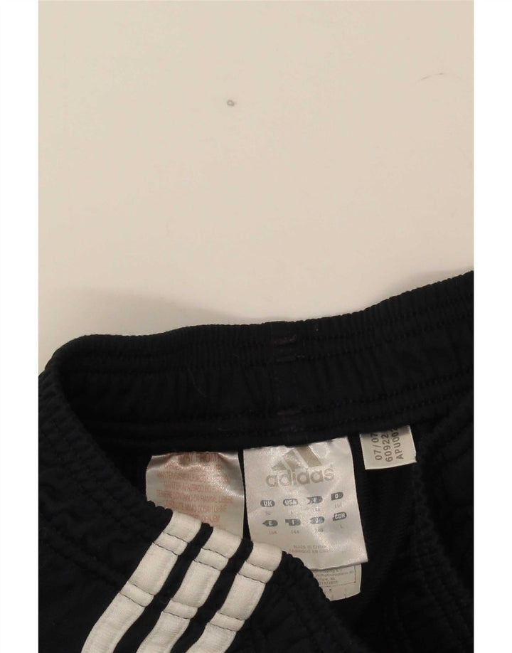Pantaloni della tuta da ragazzo Adidas 13-14 anni in poliestere blu navy