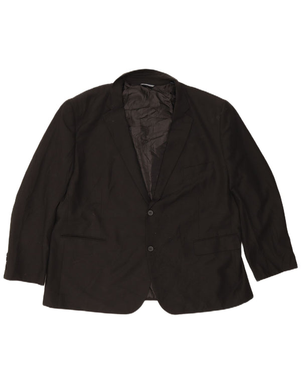 Giacca blazer da uomo a 2 bottoni Nautica IT 52 XL poliestere nero
