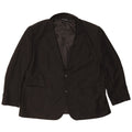 Giacca blazer da uomo a 2 bottoni Nautica IT 52 XL poliestere nero