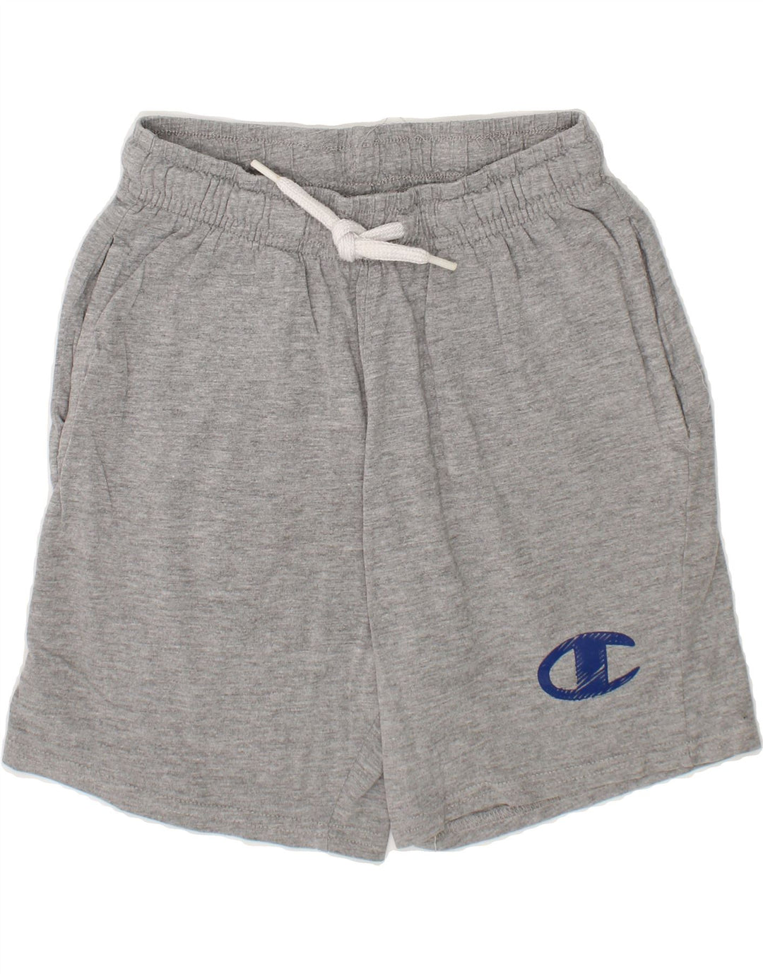 CHAMPION Boys Sport Shorts 7-8 Years Small Grey Cotton Vintage Champion and Second-Hand Champion from Messina Hembry 