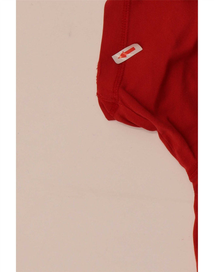 T-shirt grafica da uomo Champion Top grande in cotone rosso