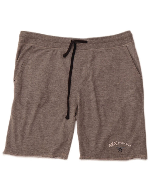 Pantaloncini sportivi da uomo AVIREX XL in cotone grigio