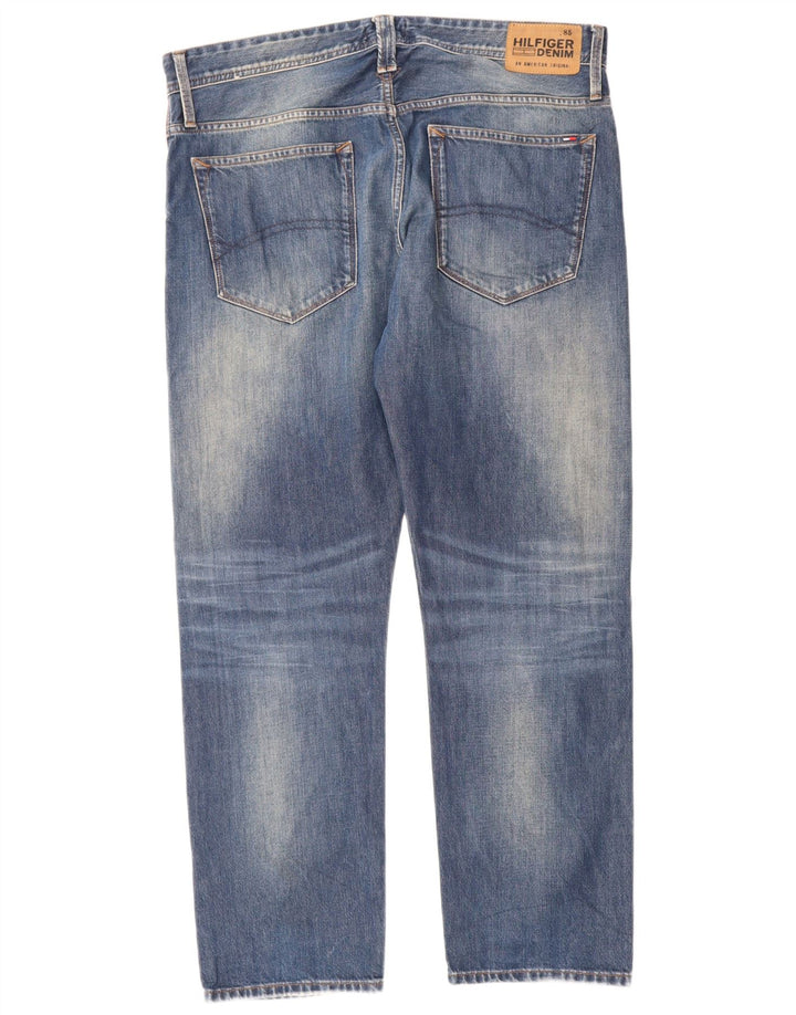 Jeans dritti da uomo Tommy Hilfiger W36 L30 cotone blu