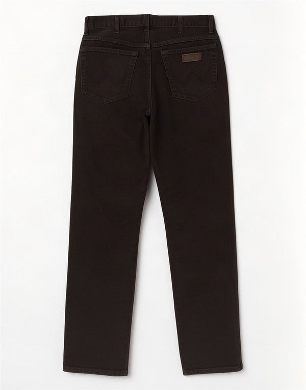 Jeans dritti da uomo Wrangler Texas W32 L32 cotone nero