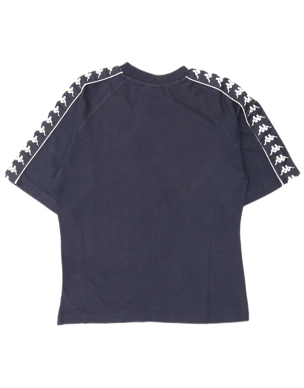 Kappa Mens Graphic T-Shirt Top Large Navy Blue
