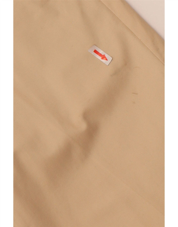Pantaloni da abito dritti da uomo Marks & Spencer W36 L29 in cotone beige
