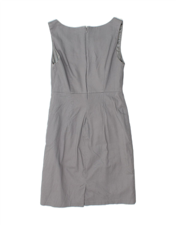 MOSSIMO Womens Sleeveless Sheath Dress US 6 Medium Grey Cotton Vintage Mossimo and Second-Hand Mossimo from Messina Hembry 
