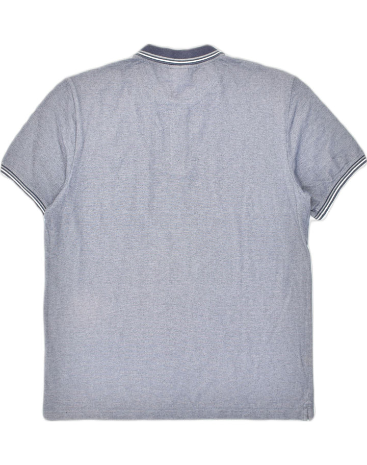 CHAMPION Mens Polo Shirt XL Blue Cotton | Vintage Champion | Thrift | Second-Hand Champion | Used Clothing | Messina Hembry 