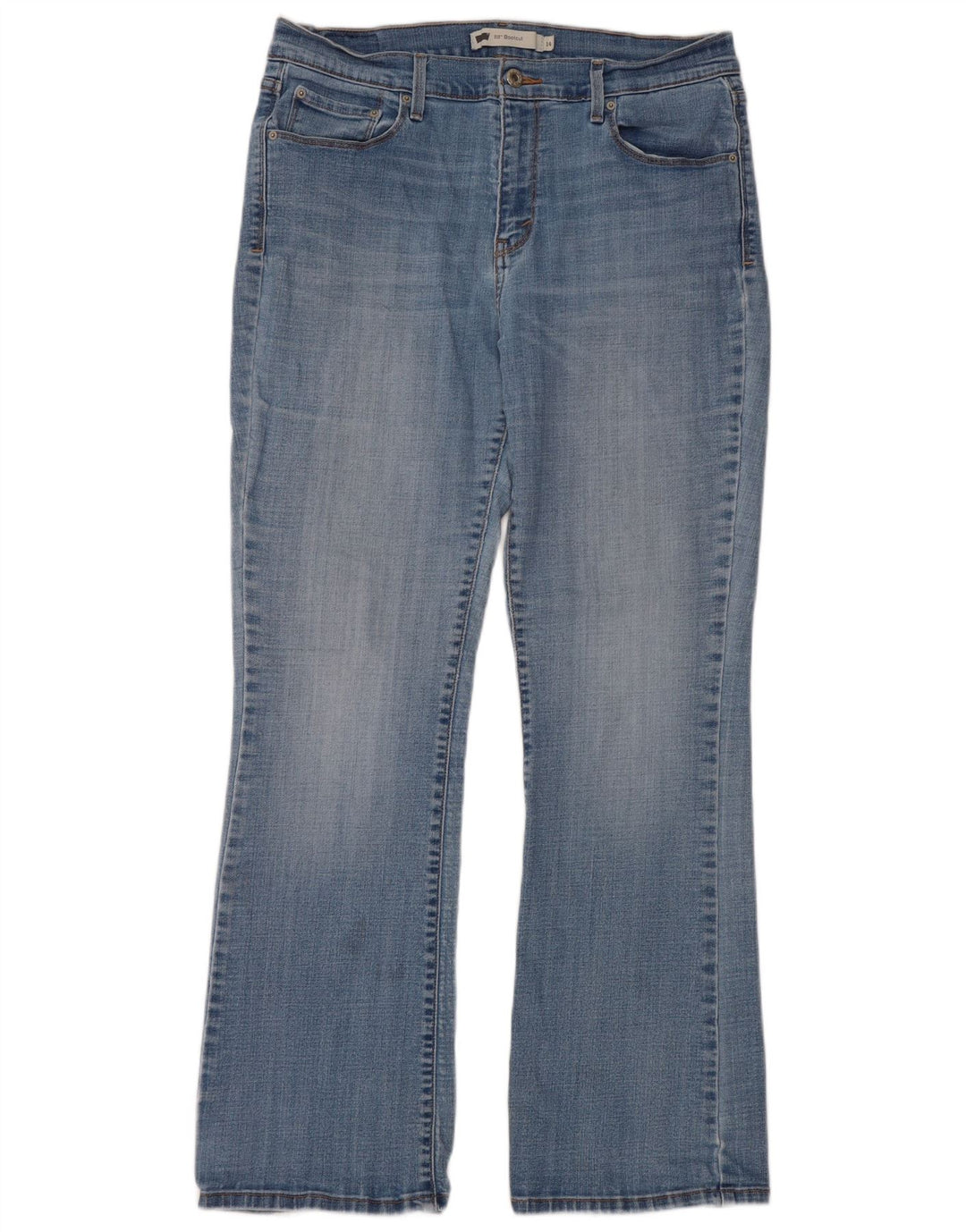 Jeans LEVI'S 515 Bootcut da donna US 14 XL W34 L31 Blu