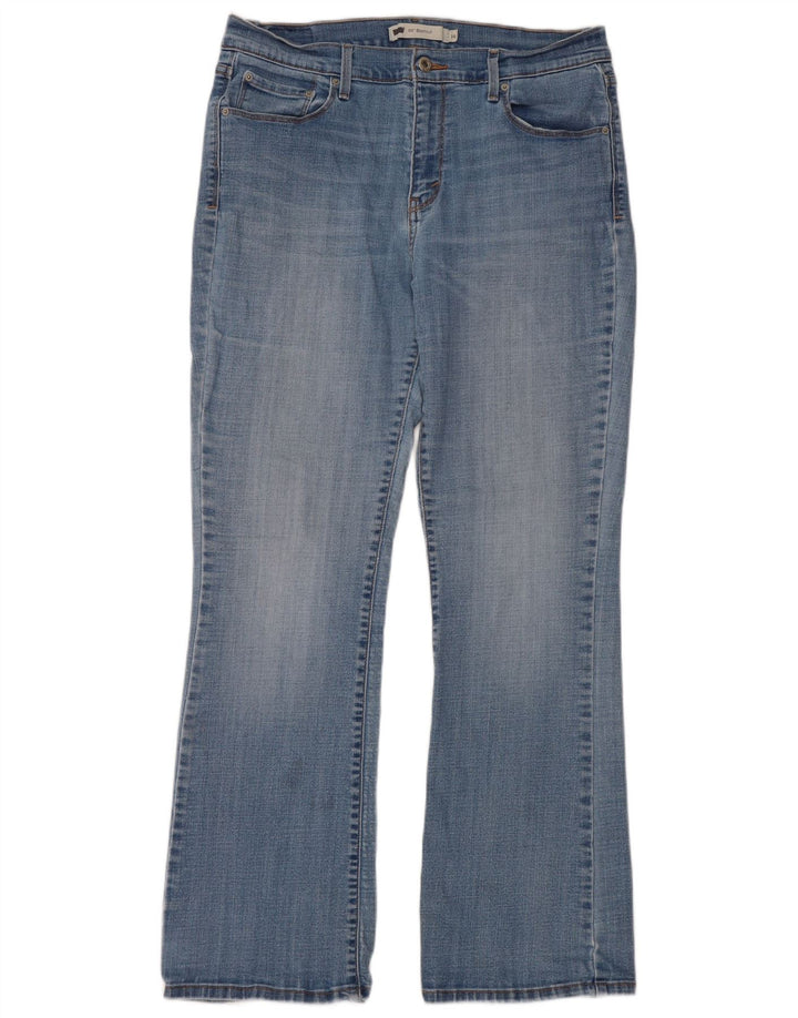 Jeans LEVI'S 515 Bootcut da donna US 14 XL W34 L31 Blu
