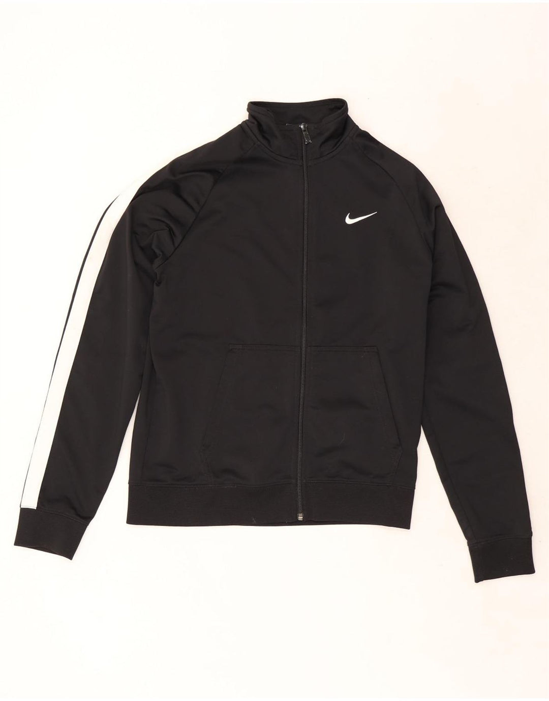 Giacca da ginnastica da uomo Nike, giacca media, colore nero, in poliestere color block