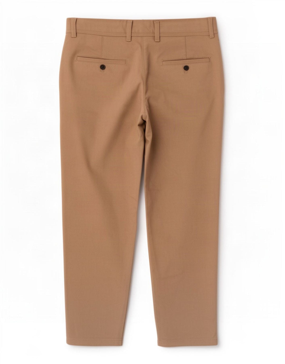 Pantaloni chino slim da uomo Zara EU 42 Large W32 L28 Poliestere beige