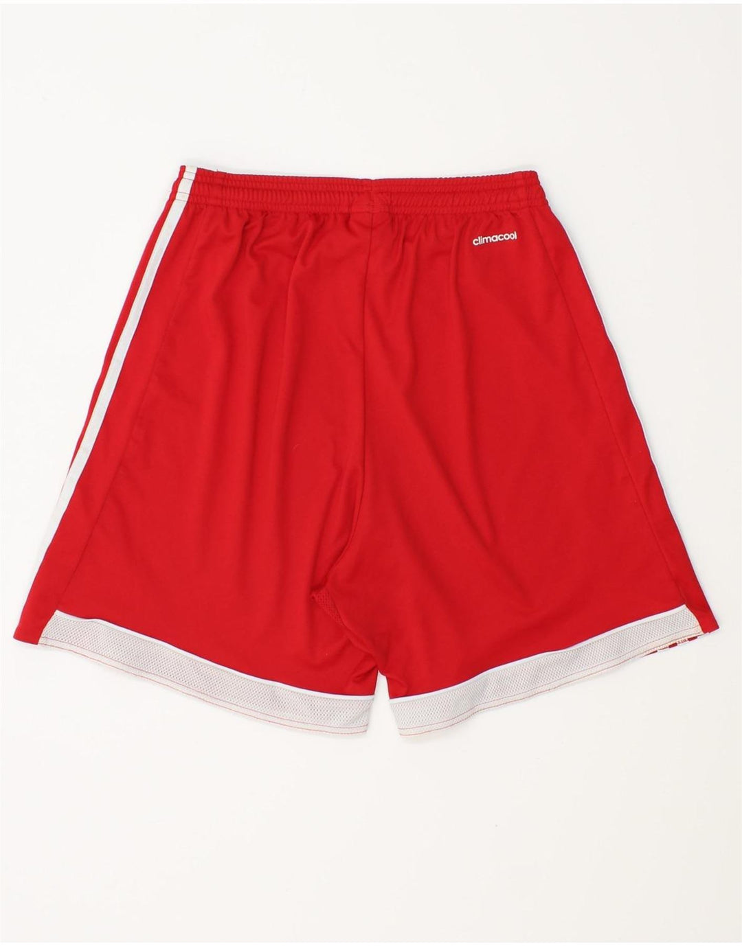 Pantaloncini sportivi ADIDAS da uomo Climacool piccoli in poliestere color block rosso