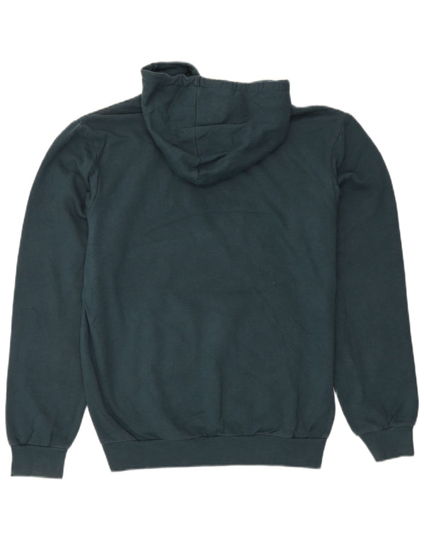 Felpa con cappuccio da uomo Adidas Small in cotone verde