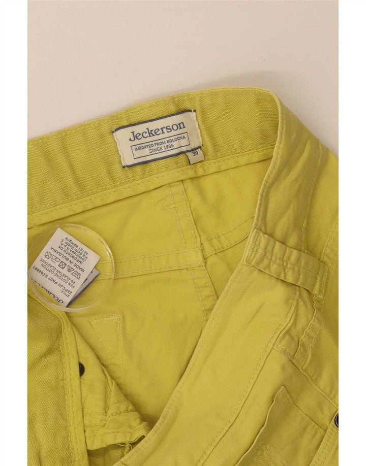Bermuda Uomo Jeckerson W30 Cotone Giallo Medio