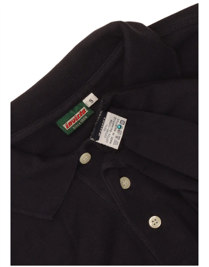 Polo Da Uomo Invicta Piccola In Cotone Blu Navy