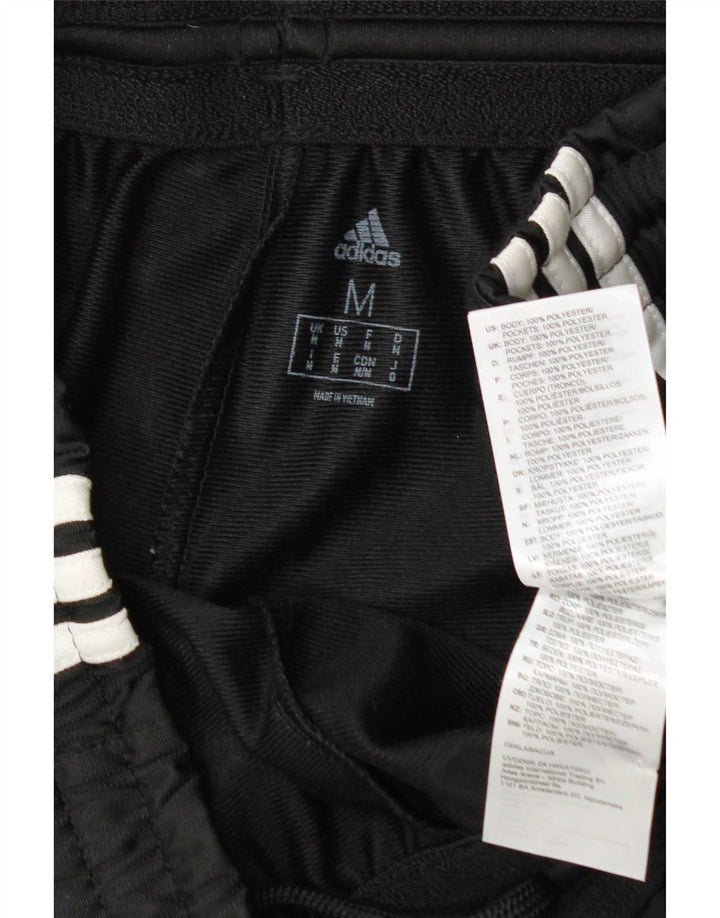 Pantaloncini sportivi da uomo Adidas medi neri in poliestere