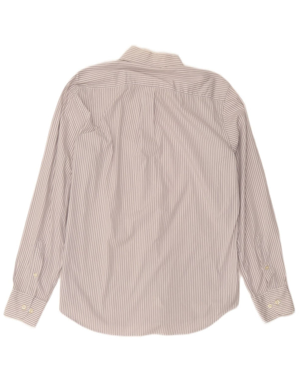 Camicia Uomo Armata Di Mare IT 48 Gessato Medio Bianco