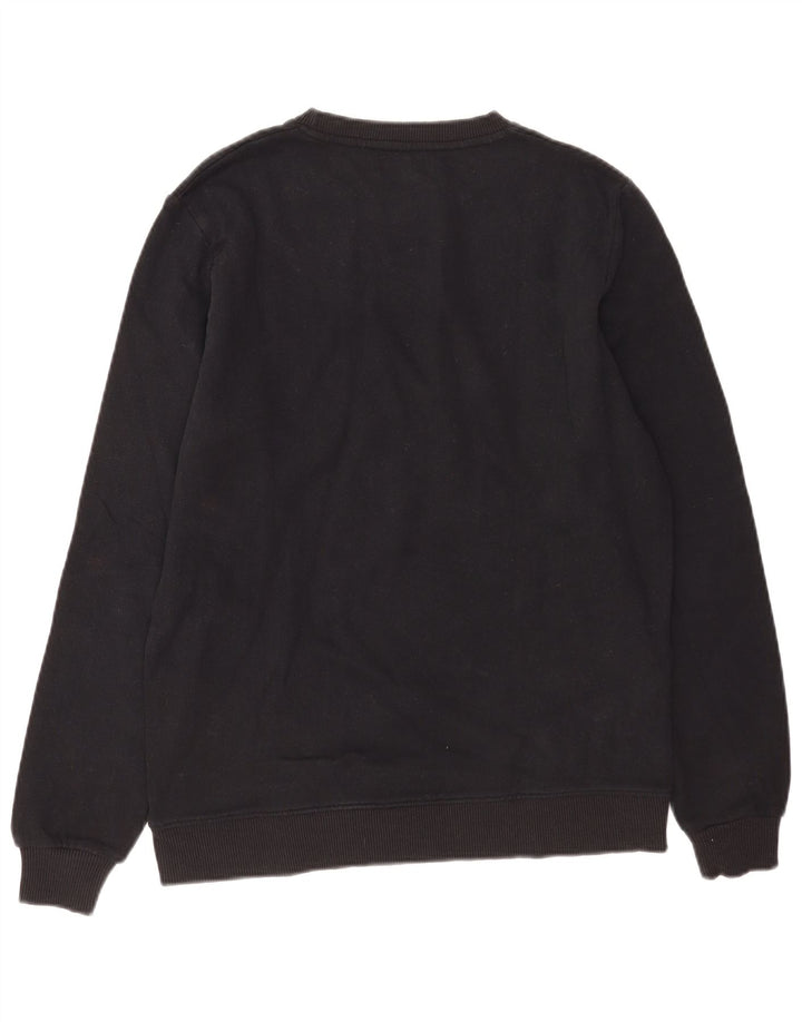 Refrigiwear Felpa grafica da uomo Maglione grande cotone nero