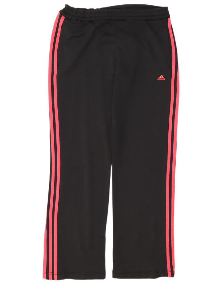 Pantaloni da tuta da donna Adidas UK 12 Medium Nero Poliestere