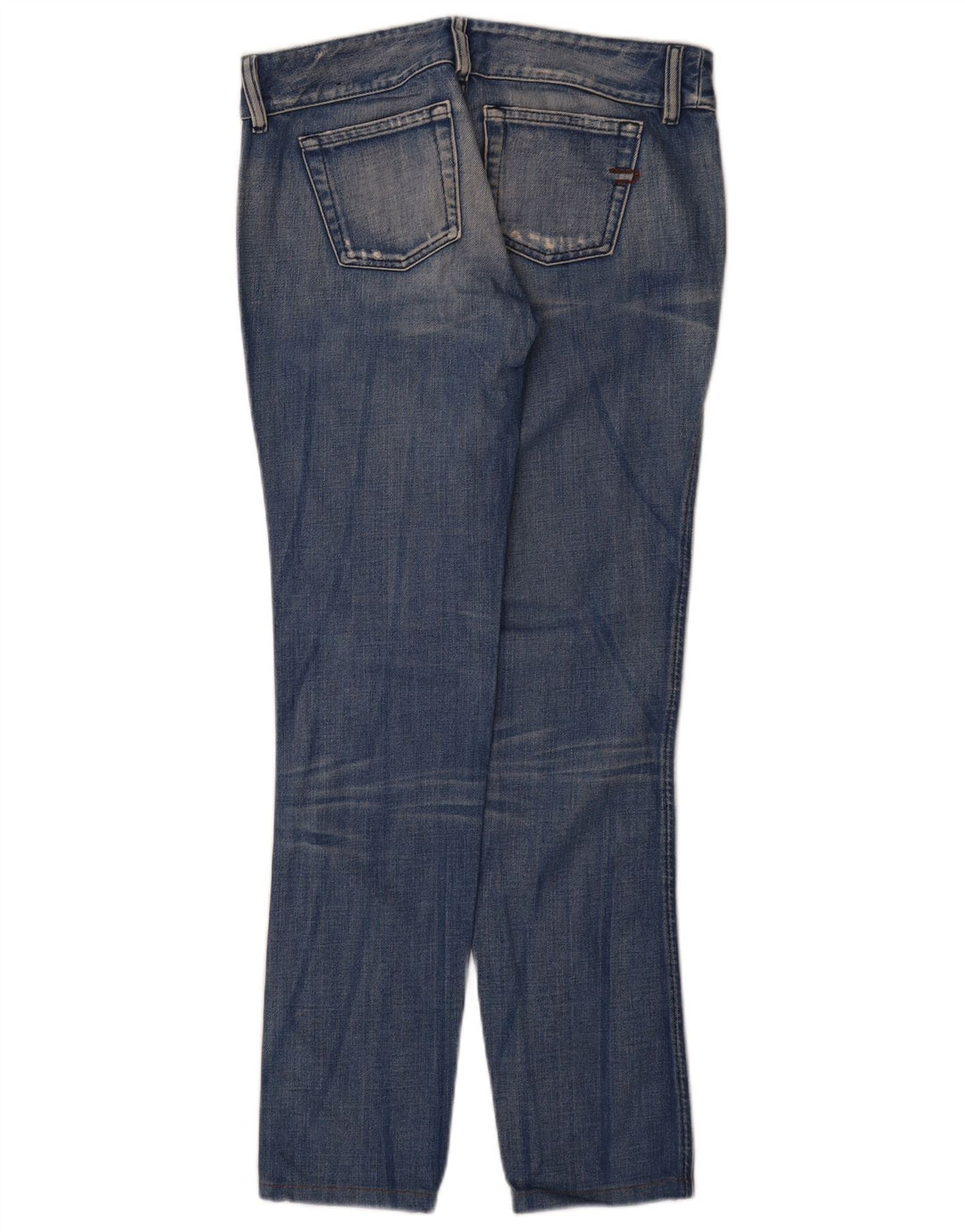 Jeans slim effetto consumato da donna DIESEL W29 L32 cotone blu