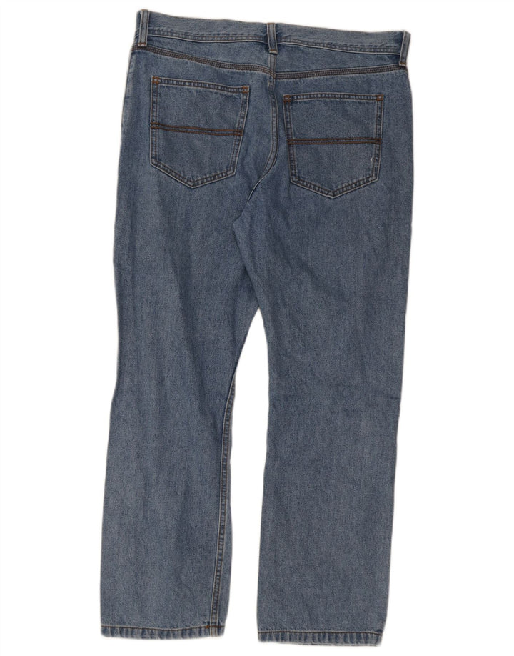Jeans dritti da uomo Marks & Spencer W34 L29 cotone blu