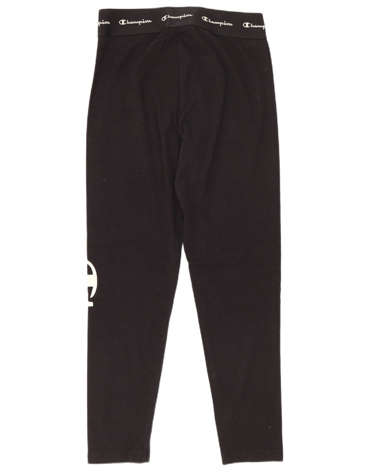 Leggings grafici da donna Champion UK 12 cotone nero medio