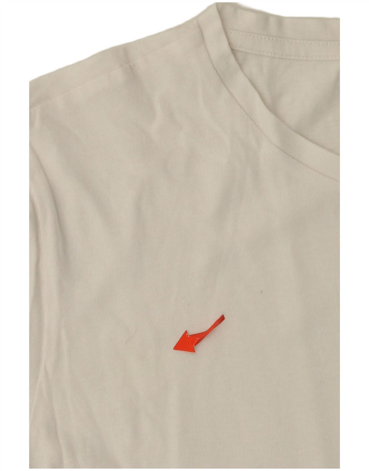 T-shirt da donna LOTTO Top UK 10 piccola in cotone bianco