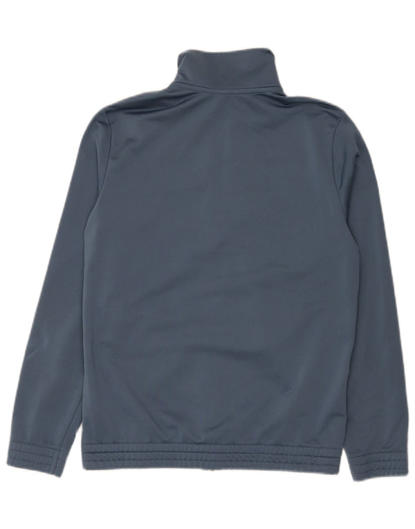 Giacca da tuta da ragazzo Adidas 12-13 anni in poliestere color block grigio