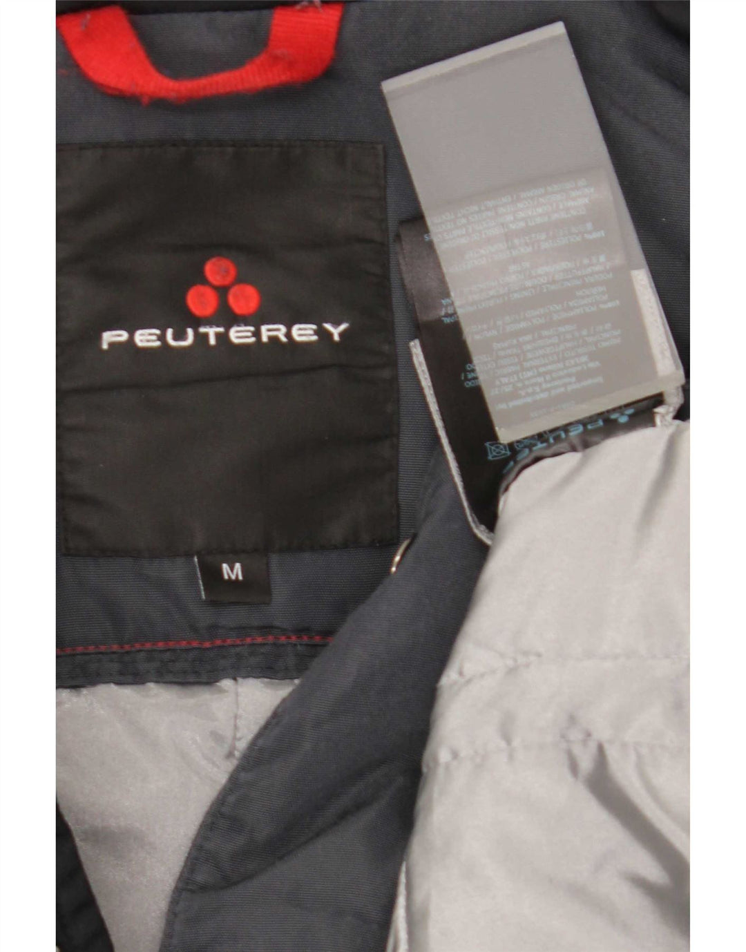 PEUTEREY Giacca imbottita da uomo UK 38 Medium Blu Navy Poliammide
