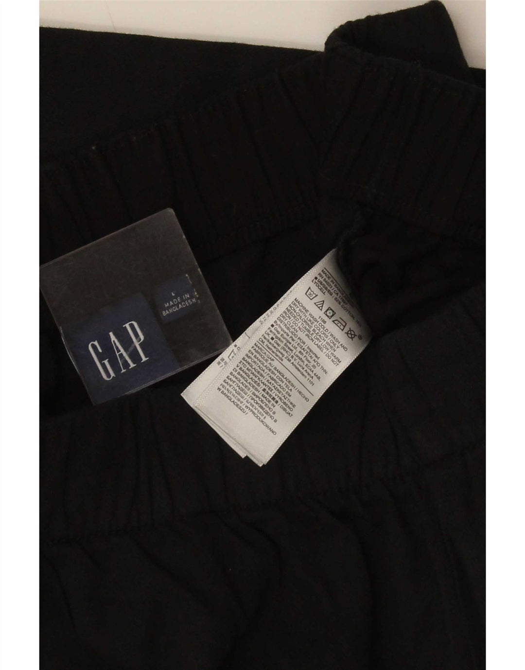 Pantaloni cargo dritti da donna Gap grandi W34 L29 cotone nero