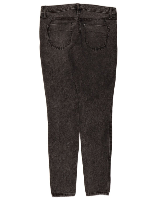 MOSSIMO Womens Mid Rise Skinny Jeans US 6 Small W28 L29 Grey Cotton