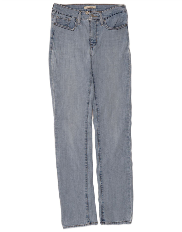 Levi's Donna 312 Shaping Slim Jeans W27 L30 Cotone Blu