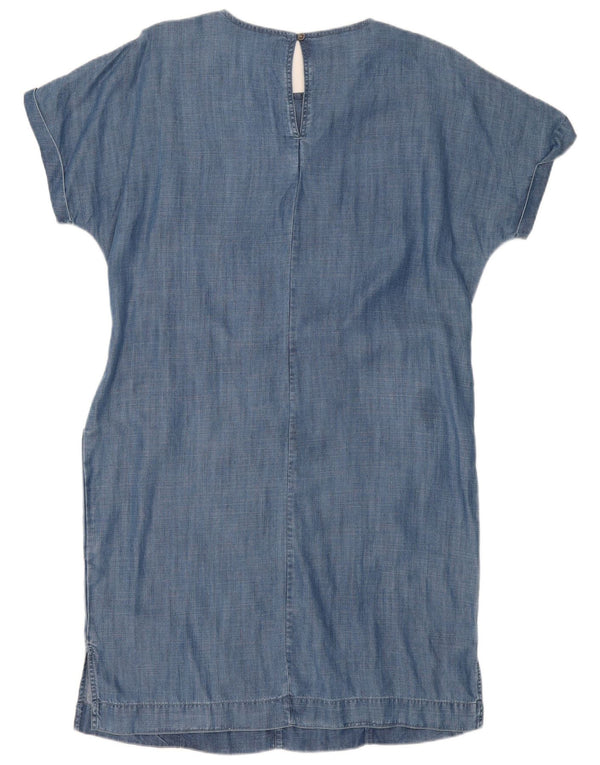 Successivo Abito in denim oversize da donna UK 12 Lyocell blu medio