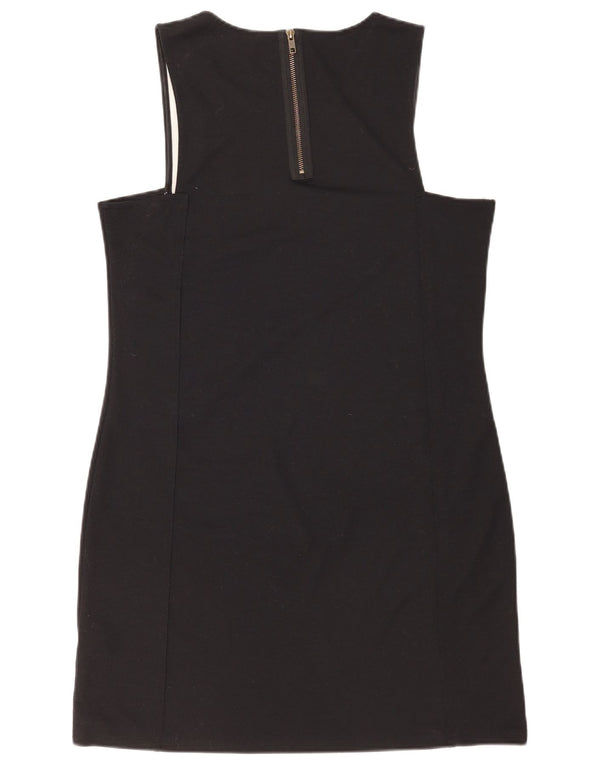 Desigual Abito tubino senza maniche con grafica da donna UK 20 2XL Nero geometrico