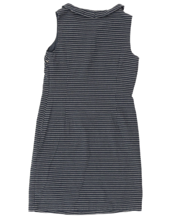 Abito tubino senza maniche da donna White Stuff UK 10 Piccolo blu navy a righe