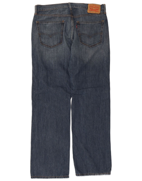 Levi's Uomo 559 Jeans dritti dalla vestibilità rilassata W34 L32 Cotone blu